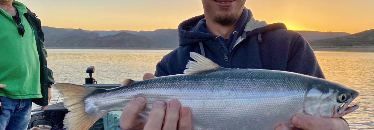 BLue Mesa salmon is hot!